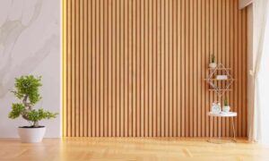 Read more about the article Wooden slatted wall covering: everything you need to know