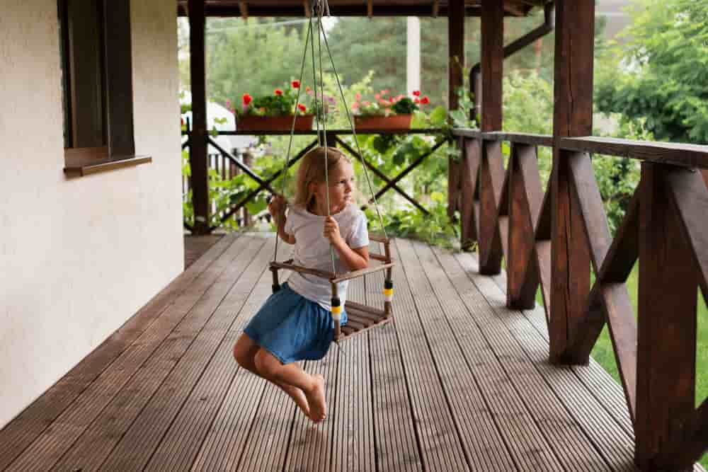 How to make a wooden porch