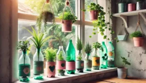 Read more about the article DIY Recycled Bottle Planters for Indoor Gardening