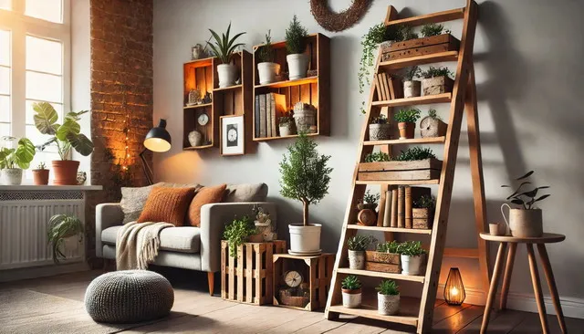 Read more about the article How to Turn an Old Ladder into a DIY Bookshelf or Plant Stand