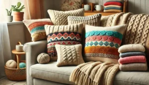 How to upcycle old sweaters into DIY throw pillows or blankets