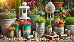 Read more about the article DIY Upcycled Garden Decor Made from Old Metal Cans