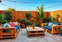 DIY Pallet Outdoor Furniture