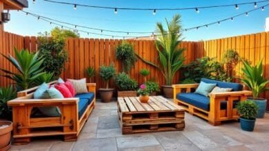 DIY Pallet Outdoor Furniture