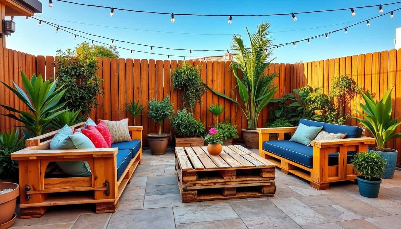 DIY Pallet Outdoor Furniture